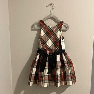 NWT! Polo Ralph Lauren Toddler Tartan Holiday Plaid Dress